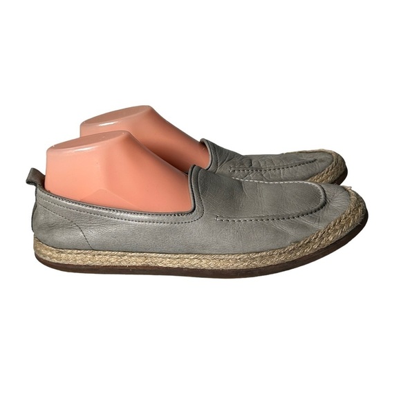 Aquatalia Men\'s John Tumbled Calf Loafer Size 9.5 Gray main image 8